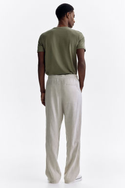 Pantal?n en mezcla de lino Relaxed Fit - H&m фото 10