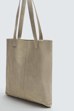 LEATHER TOTE BAG - Zara фото 5