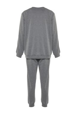 TRENDYOL MAN Lacivert Yanlar? Seritli Orme Pijama Tak?m? THMAW21PT0828 - Trendyolmilla фото 8