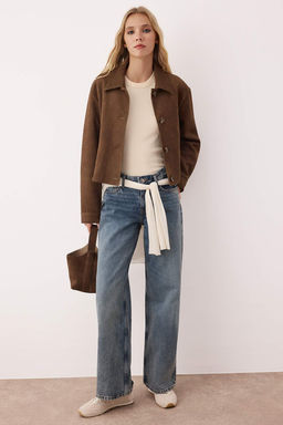 Mavi Vintage Y?kama Normal Bel Wide Leg Jeans TWOAW26JE00186