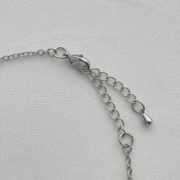 Колье на цепочке с подвеской из Перламутра и черного Агата 42 см +