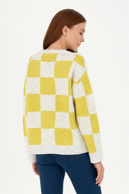 Женский свитер фисташкового зеленого цвета - U.s. polo assn фото 12