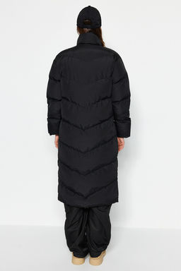 TRENDYOLMILLA Bej Regular Yandan Fermuar Detayl? Su Itici Uzun Sisme Mont TWOAW24MO00049 фото 6