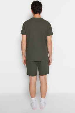 TRENDYOL MAN Siyah Regular Fit Sortlu Pijama Tak?m? TMNSS23PT00036 - Trendyolmilla фото 8