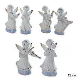 Фигурка Ангел набор 6 штук 12 см / A382 /уп 12/