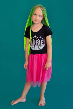 Платье 22764 Barbie кор. рукав