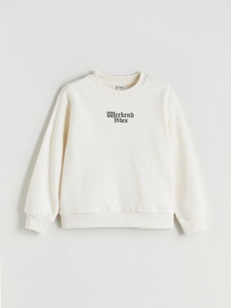 Bisiklet Yaka K?z ?ocuk Sweatshirt