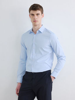 Slim Fit ?izgili Erkek G?mlek