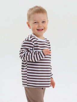 Лонгслив 100% хлопок для мальчика - Оптима фото 5