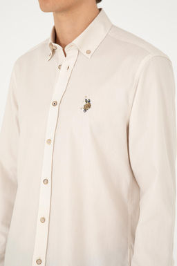 Мужская базовая рубашка с длинным рукавом Stone Неожиданная скидка в корзине - U.s. polo assn фото 7