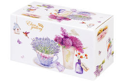 Чашка 250 мл с блюдцем для десерта 20,5*10,5*2 см Лаванда NEW BONE CHINA - Elan gallery фото 7