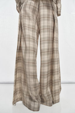 CHECK TROUSERS ZW COLLECTION - Zara фото 2