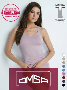 181DD(481) Omsa Майка на широких бретелях (микрофибра)  фото 30