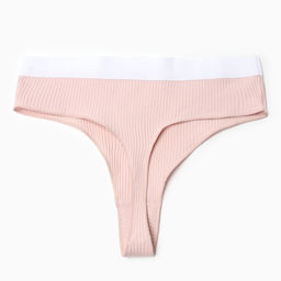 Трусы бразилиана MINAKU рубчик размер 44-46, цвет бежевый