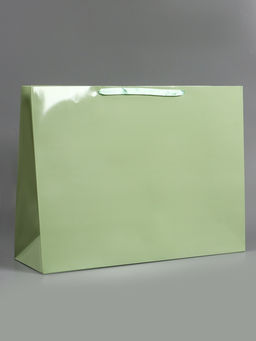 Пакет подарочный ламинированный горизонтальный «Хаки», XXL 61×46×20 см
