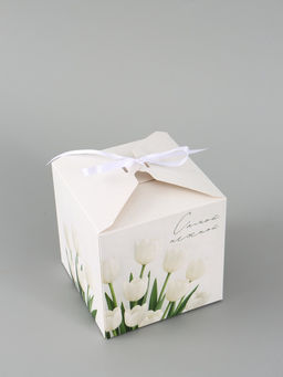 Цена за 10 шт. Коробка подарочная складная «Самой нежной», 12×12×12 см