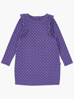 Платье для девочки UD 1421 син.горошек