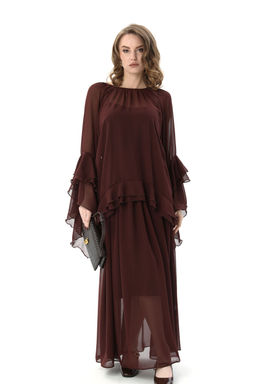 Блуза NIKVA н1000-3 шоколад