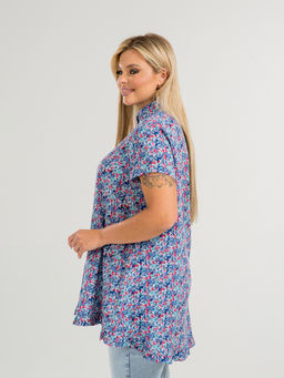Туника 1023 цветочный принт - Novita фото 5