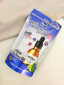 Скраб д/тела Солевой Гиалуроновая Кислота и Чайное Дерево YOKO
350 гр фото 3