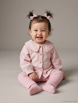 Bebe Yaka K?z Bebek G?mlek ve Tayt