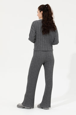 U. S. Polo Assn Женские серые меланжевые трикотажные брюки - U.s. polo assn фото 4