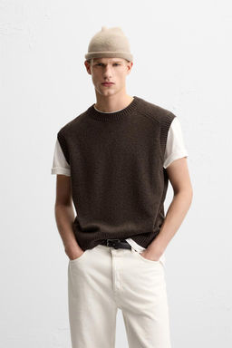 KNITTED WOOL VEST - Zara фото 2