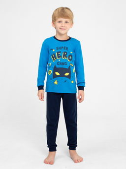 CRB wear/CWKB 50138-42 Комплект для мальчика (джемпер, брюки),синий/Ex.Cherubino