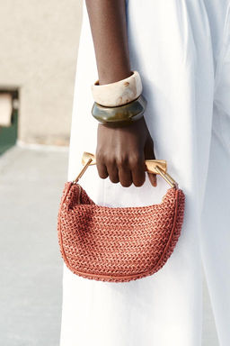 MINI BAG WITH METAL HANDLE