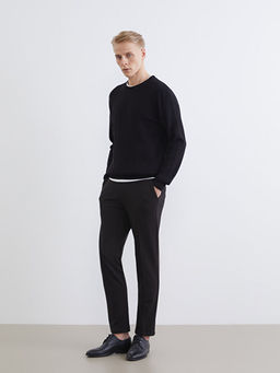 Bisiklet Yaka Erkek Triko Kazak