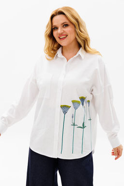 Блуза Michel Chic 784 белый фото 8