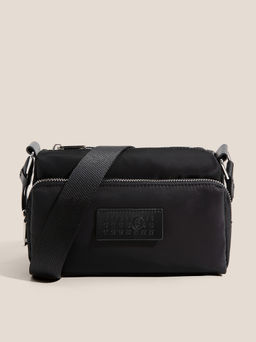 Сумка через плечо MM6 MAISON MARGIELA NYLON POCKETS CROSSBODY BAG Артикул 4663222, черный