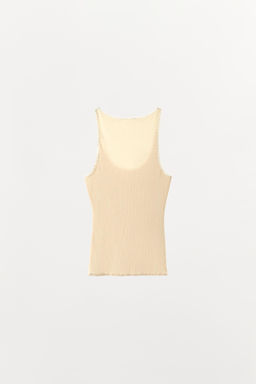 TOP RIB PUNTILLA / Crudo - Zara фото 4