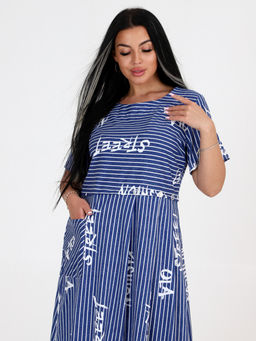 Мария ПЛАТЬЕ ЖЕНСКОЕ (Синий) - А-дина фото 5