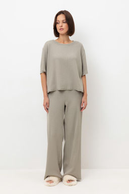 Е 20150/пыльно-оливковый пижама жен