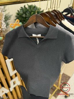 Футболка женская однотонная