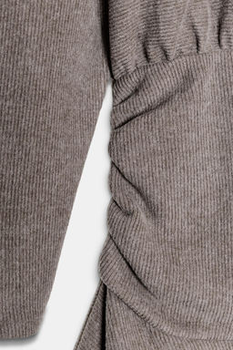 SOFT CUMMERBUND SWEATSHIRT DRESS - Zara фото 7
