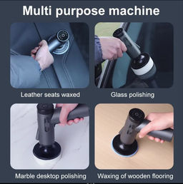 Автомобильная полировальная машина,аккумуляторная, 3 насадки