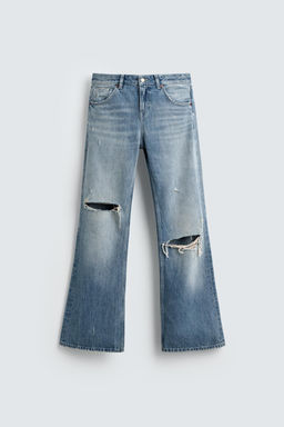 FLARE LOW-RISE JEANS HARRY LAMBERT FOR ZARA X DISNEY  фото 2