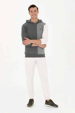 U. S. Polo Assn Мужской свитшот антрацитового меланжа - U.s. polo assn фото 12