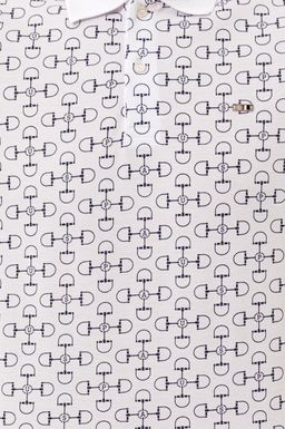 U. S. Polo Assn Мужская белая футболка с воротником-поло - U.s. polo assn фото 6