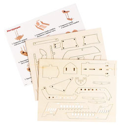Деревянный конструктор 3Д модель Корабль - Лесная мастерская фото 2