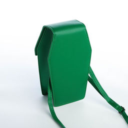 Сумка молодёжная на магните, цвет зелёный - Simaland фото 4