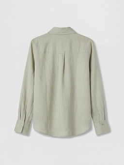Oversize Kad?n Keten G?mlek