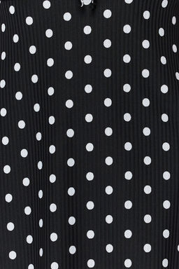 Siyah*001 Kare Yaka Volanl? A-Line Mini Orme Mini Elbise TWOSS23EL00348 - Trendyolmilla фото 4