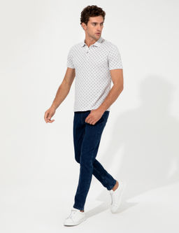A__k Gri Polo Yaka T-Shirt