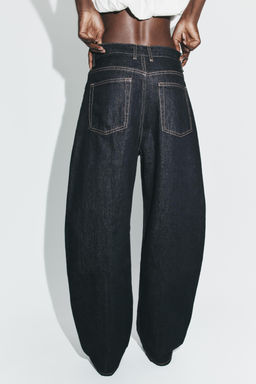 JEANS TRF BARREL TIRO ALTO / ?ndigo oscuro - Zara фото 4