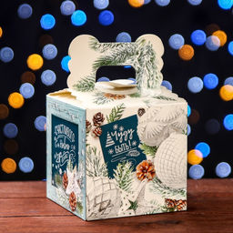 Цена за 5 шт. Подарочная коробка Чуду быть!, 10,8 х 10,8 х 10,8 см