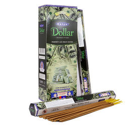 Благовония Satya Hexa Dollar Доллар аромапалочки уп-6шт