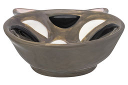 Миска для домашних питомцев 250 мл 15*13*4,5 см Котик, серый, керамика - Elan gallery фото 5